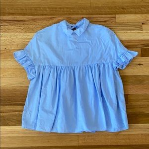 Zara collared blouse